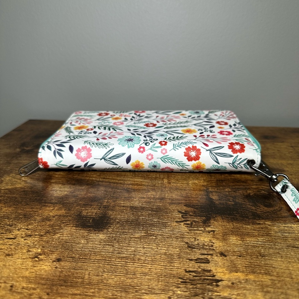 Floral Zip-Around Passport/Travel Documents Wallet - Picture 6 of 9